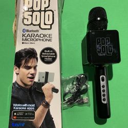 Pop Solo Bluetooth Karaoke Microphone