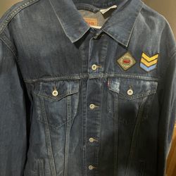 Levi’s 2XL men’s Denim Jean Jacket Blue/green 