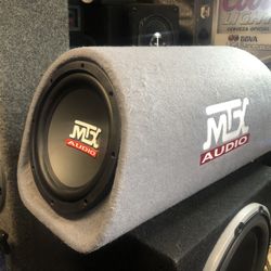 8 Inch MTX AUDIO Amplified Bazooka BASS TUBE 