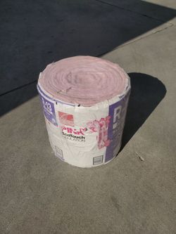 “Owens Corning Pink R13 Faced Insulation Roll 40 Sq Ft