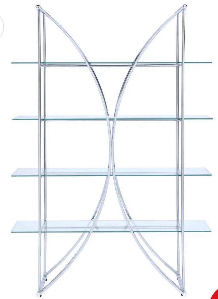 Glass Bookshelf 