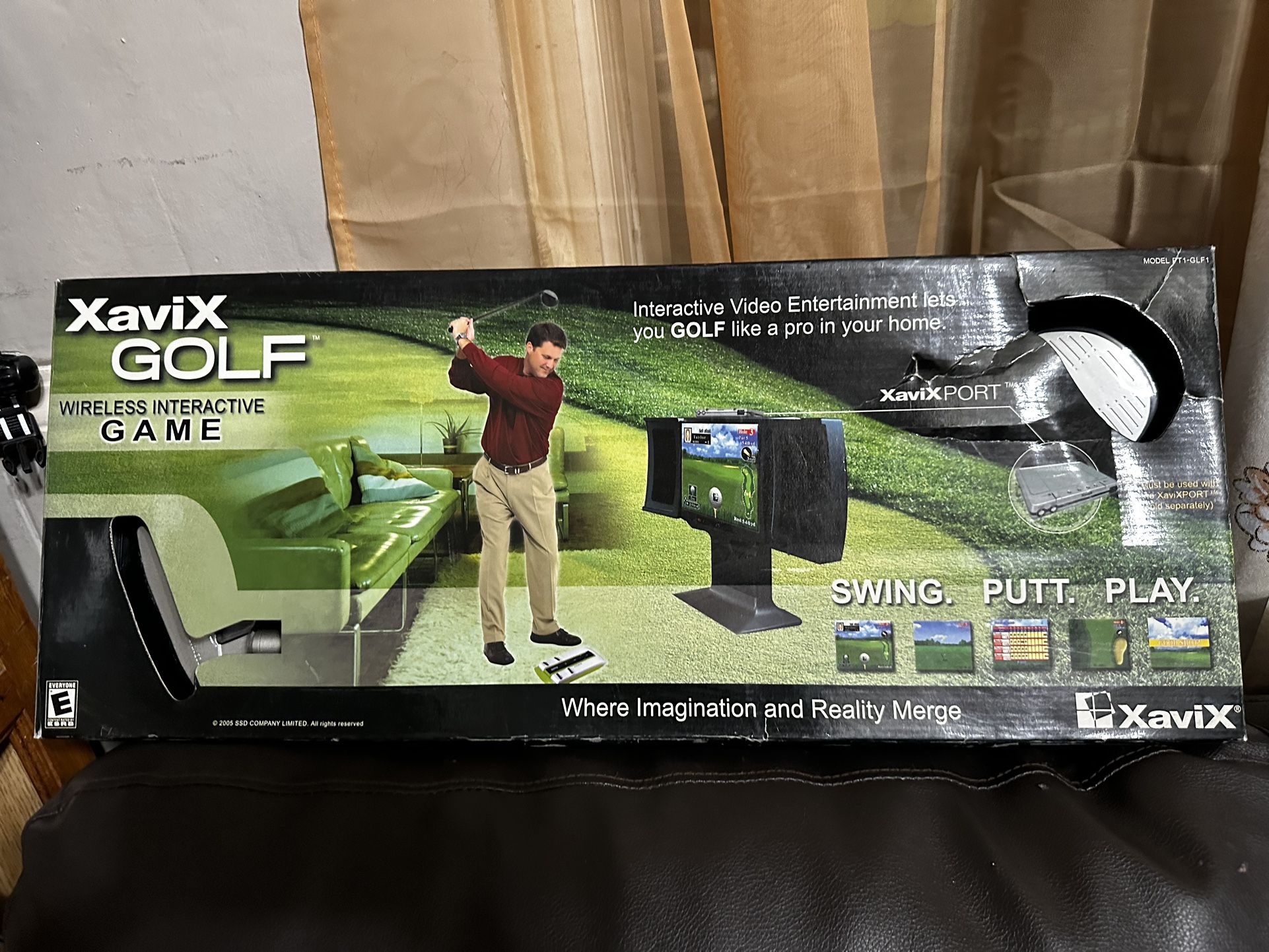 XaviX Golf Gaming Interactive & Wireless Video Game w/Cartridge