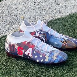 🔥 Under Armour Men's 16 Special Edition Spotlight America Football Cleats USA