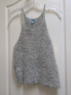 She + Sky dressy sleeveless party top, medium