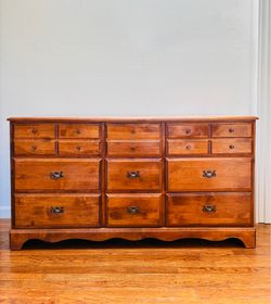 Solid wood, vintage dresser