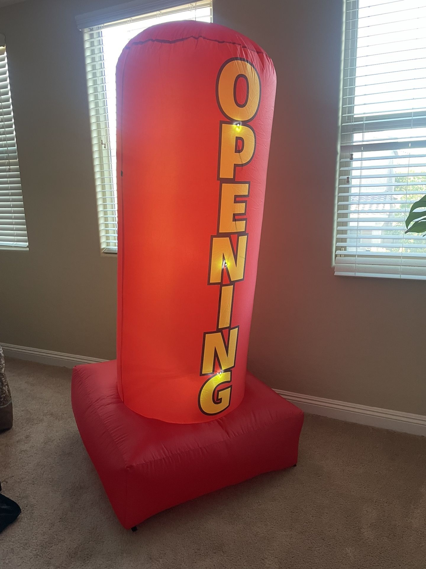 6FT Inflatable Grand Opening Sign with Lights – $15 (Firm) Brand new ...