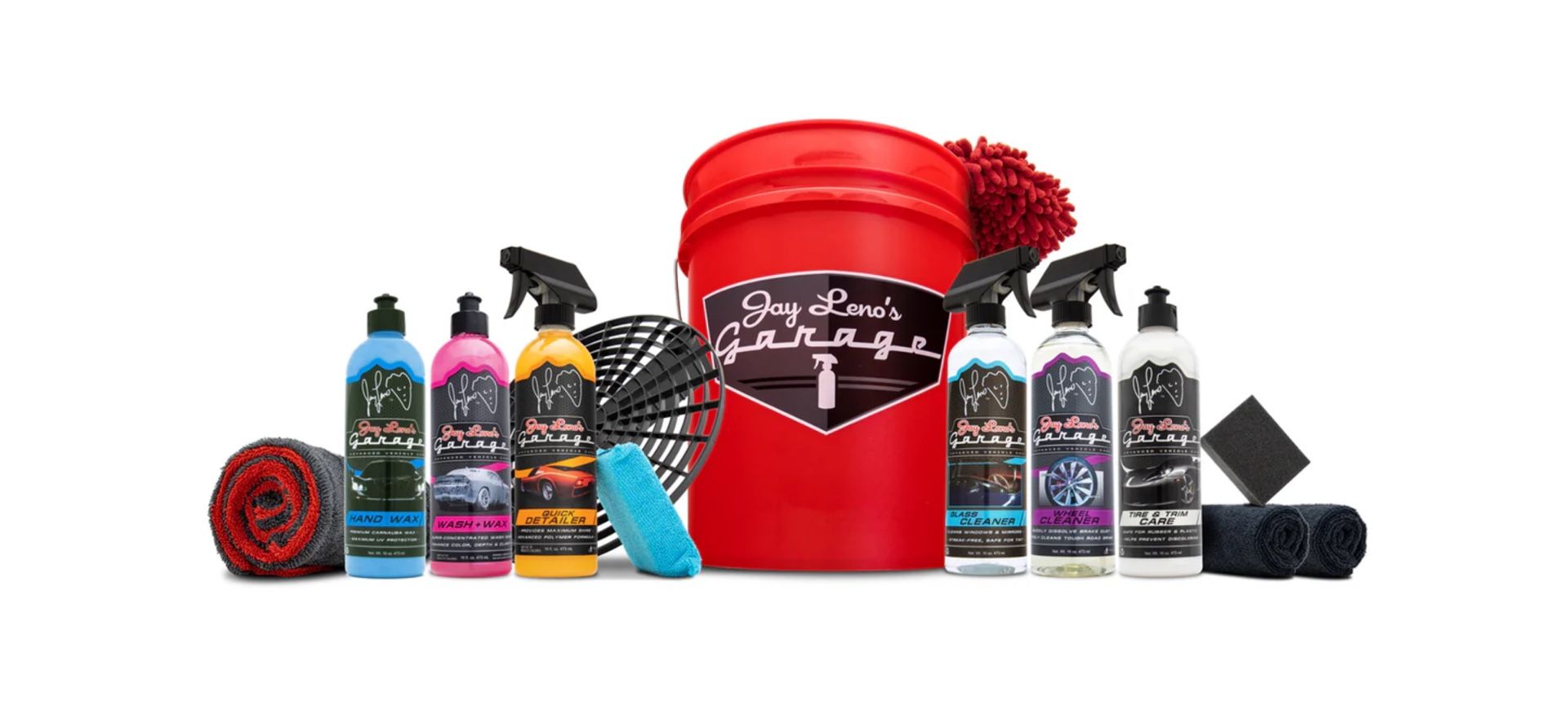 Jay Leno’s Essential Car Detailing Bucket Kit