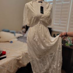 White Lace Dress