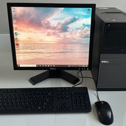 Dell Computer System Complete. i3, 500 HDD, 8 Gig Ram
