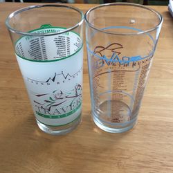 Set Of 2, Saratoga Glasses, 122nd, 136th Running