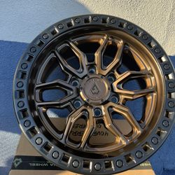 17x8.5 BRONZE ARENA HUSTLE WHEELS FOR SALE!!!
