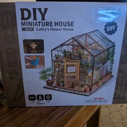 DIY miniature house Cathy's flower house