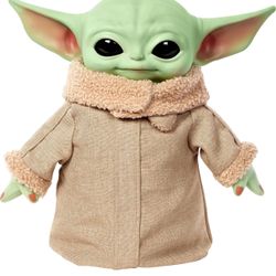 Mattel Star Wars The Mandalorian Grogu Plush 11-inch Toy