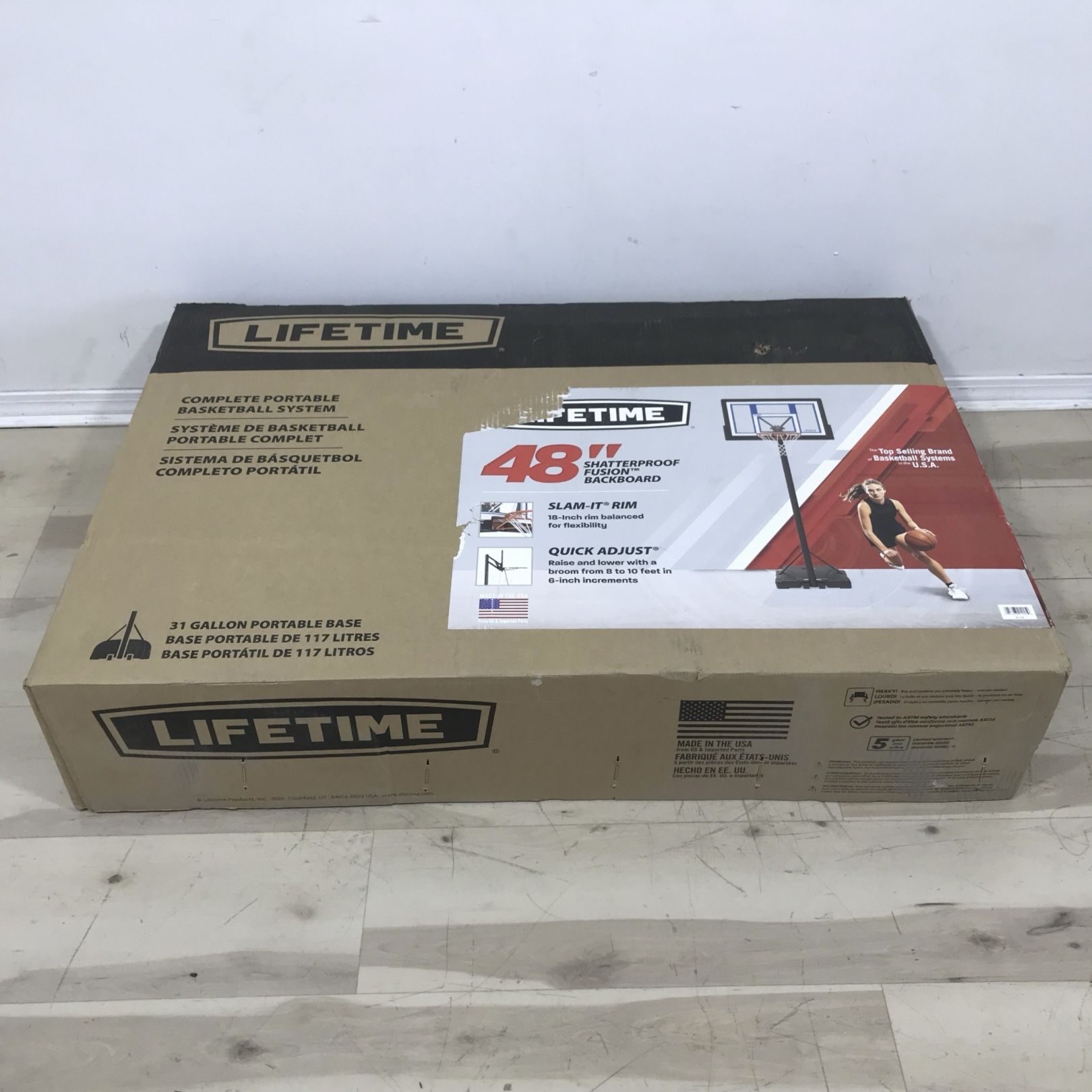 Lifetime 48-inch Portable Basketball Hoop