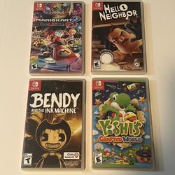 Nintendo Switch Games Lot Of 4 