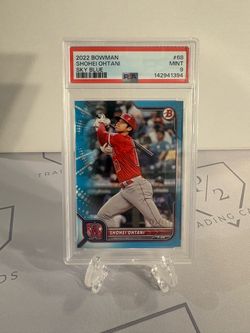 2022 Bowman - Shohei Ohtani #68 Sky Blue Border /499 🔥PSA 9🔥
