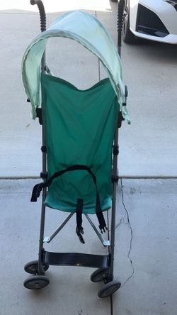 Cosco Lightweight Umbrella Stroller Foldable Travel Stroller w/ Canopy Green