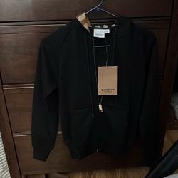 Burberry zip up hoodie womens