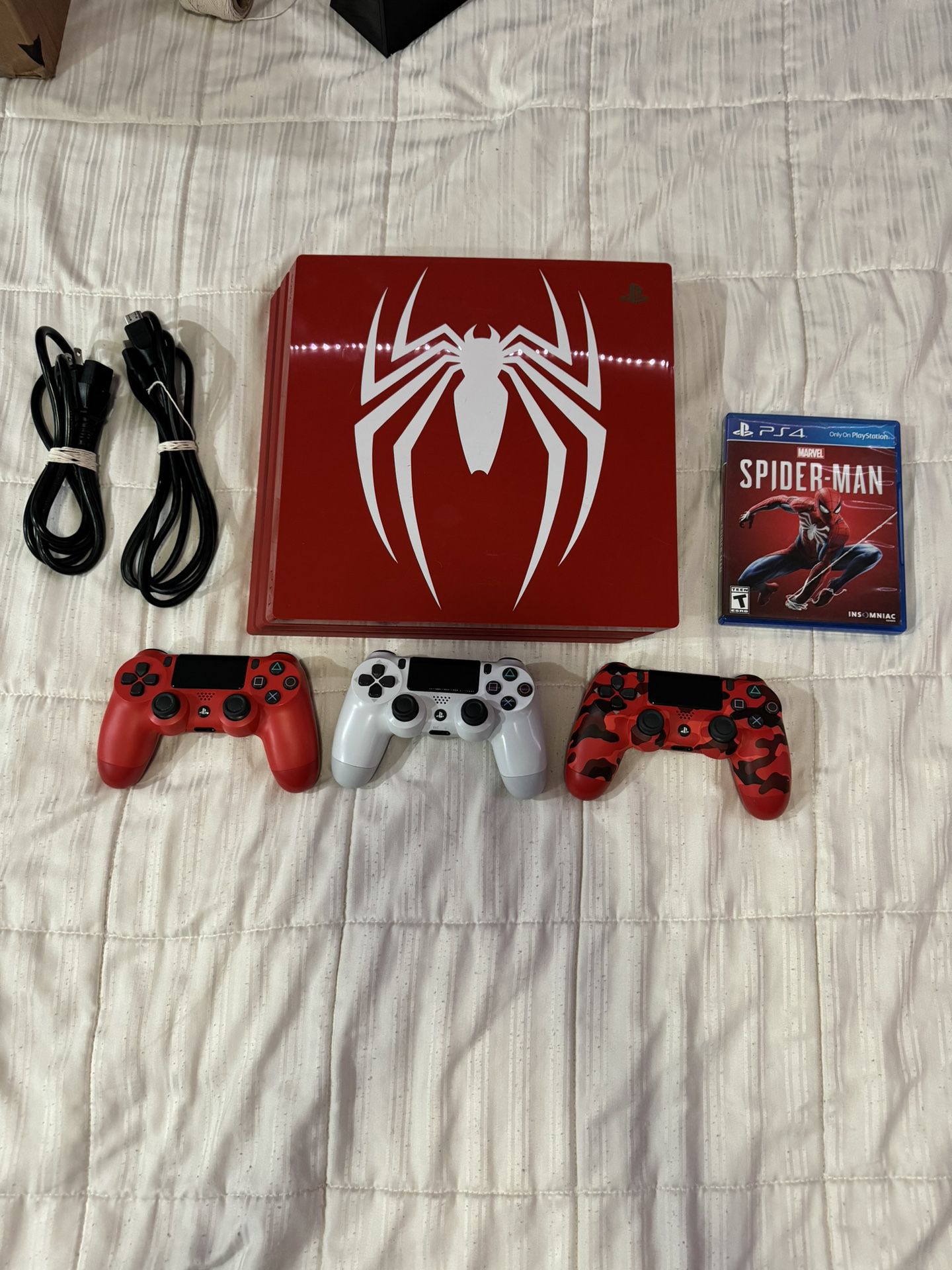 Ps4 Pro SpiderMan Edition 1Tb