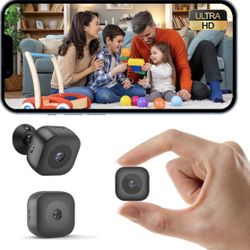 Mini Camera Security Camera Wireless Indoor Camera Night Vision Compact Indoor Camera (1pc)