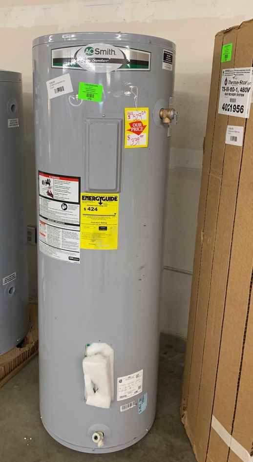 50 gallon AO Smith water heater with warranty 4L7NG
