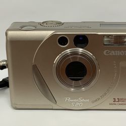 Canon PowerShot S20 3.3MP Digital Camera Zoom Lens 6.5-13.0 mm