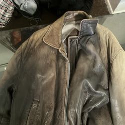 Vintage Leather Jacket For Sale