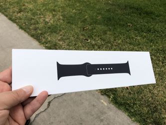Apple Watch black large sport band