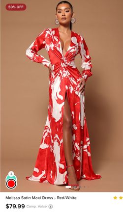 NEW Satin Maxi Dress