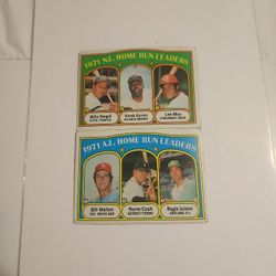 1972 Topps  baseball card  1971  Home Run Leaders