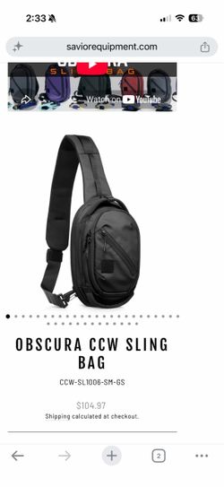 Obscure Concealed Carry Sling Bag