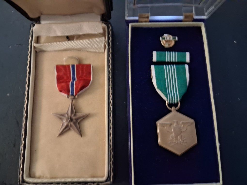 WW11 Bronze Star Navy Marriott