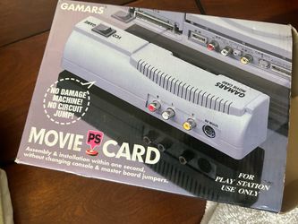 PS1 PlayStation 1 Movie Card Adapter