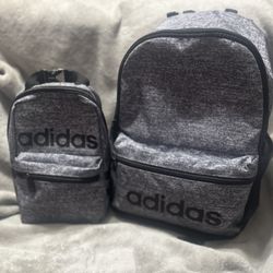 Adidas backpack and insulated Lunch Bag   
