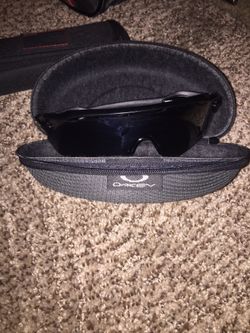 Oakley sunglasses case and cleaning solution