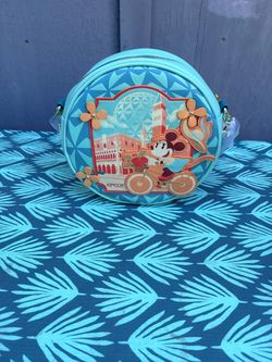 Disney Epcot Minnie Mouse Round Crossbody Bag
