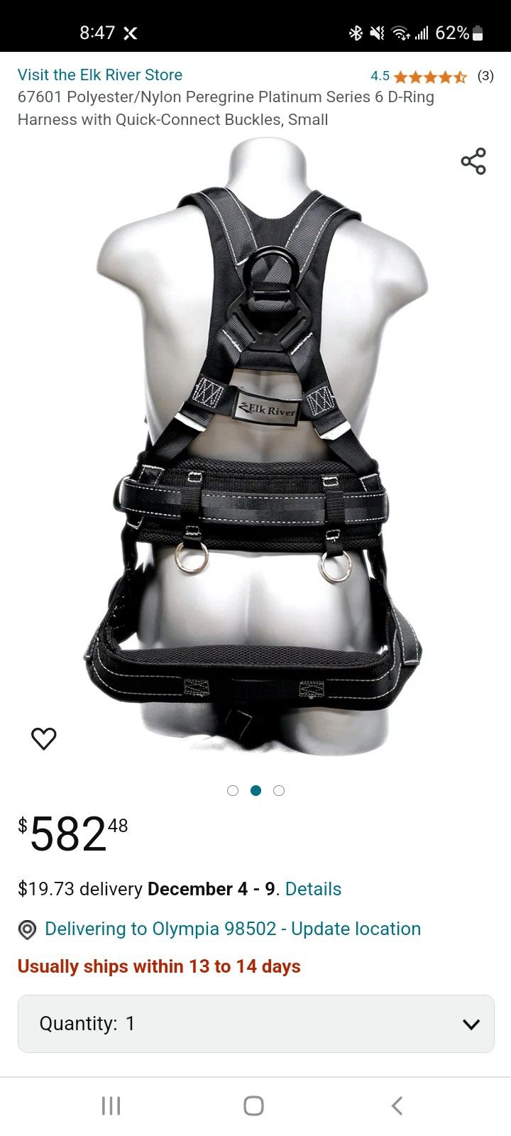 Elk River PeregrineRAS Platinum Set/kit