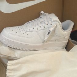 LV Nike Air Force 1 White