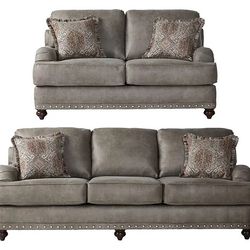 New Hughes Furniture Sofa & Loveseat