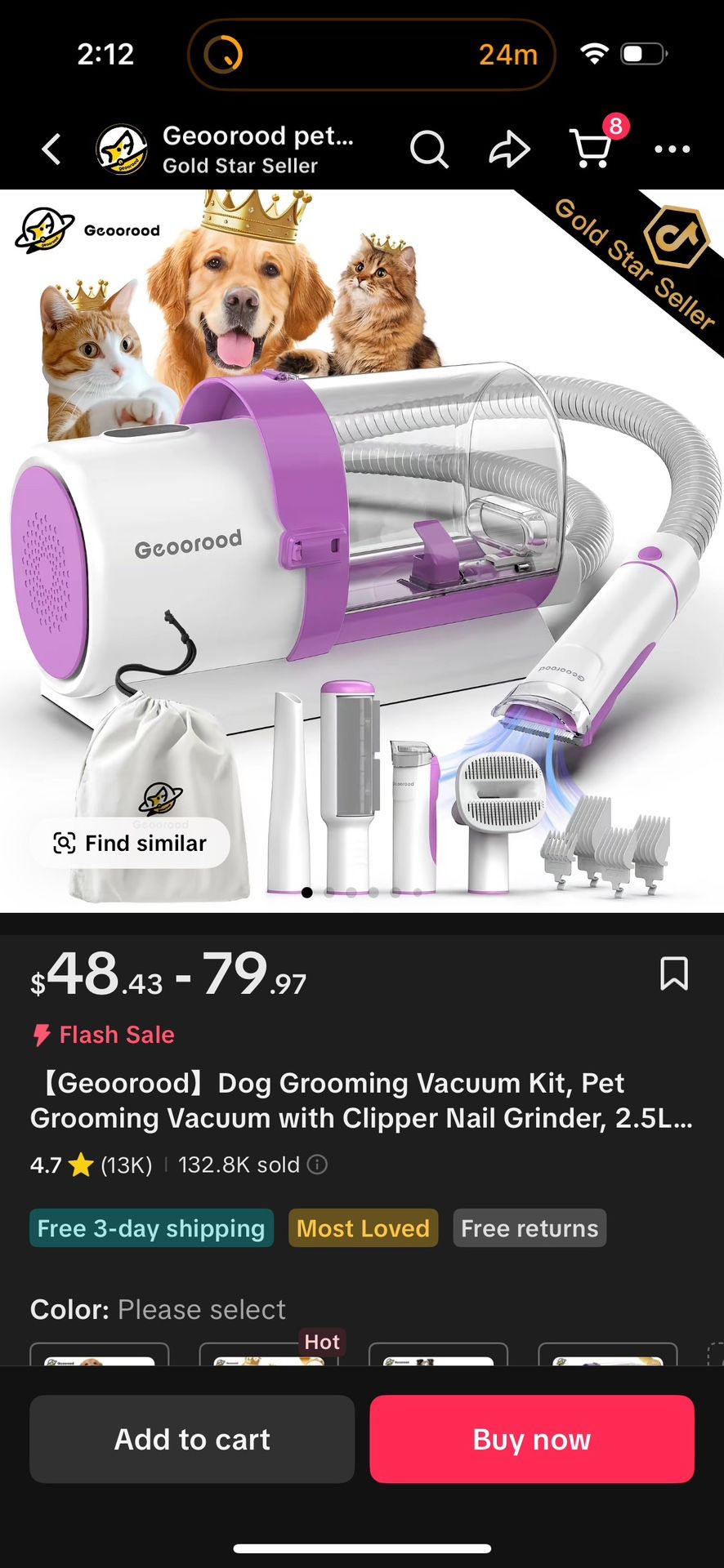 Dog Grooming Kit new 