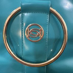 Bebe Bowling Bag Purse 