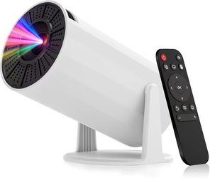 Brand new in box LJYT mini projector, 1080P Portable Projector, Support 4K,WiFi 6, Android 11 ,200 ANSI Lumens, Auto Keystone, Bluetooth 5.4, 210° Rot