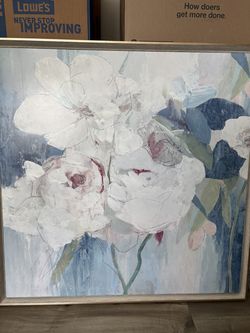 Large framed picture