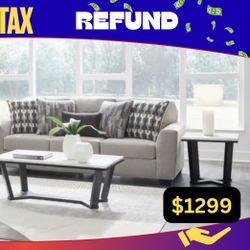 2 PC SOFA AND LOVESEAT 