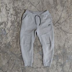 Gray Nike Tech Joggers