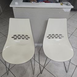 2-Art Deco/Retro Dining Chairs By Archirivolto  Both For $30.-