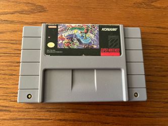 $40 Teenage Mutant Ninja Turtles IV - turtles in time on Super Nintendo