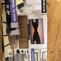 Sanus Large TV Swivel Base - Universal Replacement Stand for 32"- 60" Flat TV Screens Including Samsung, Sony, Vizio, TCL & More 