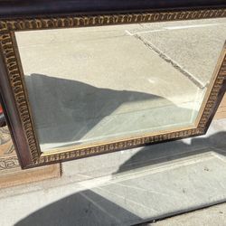 Gold/brown Tone Mirror
