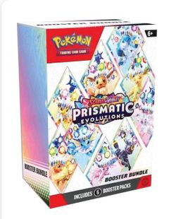 Pokémon Scarlet & Violet Prismatic Evolutions and Destined Rivals Booster Bundles